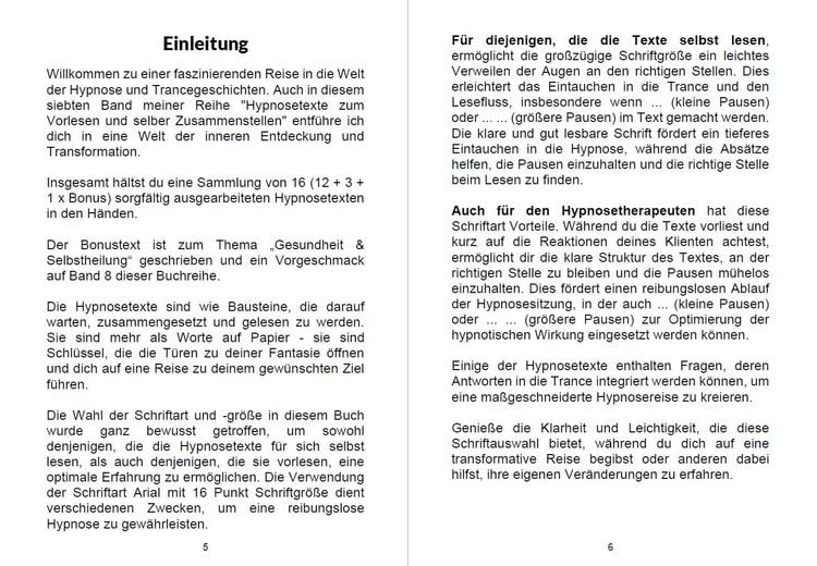 Produktbild: Hypnosetexte zum Vorlesen und selber Zusammenstellen 7