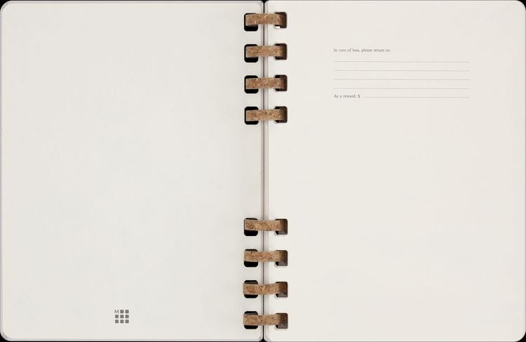 Produktbild: Moleskine Undatierter Life Kalender Mit Spiralbindung, Xl, Wochen-Monatskalender, Fester Einband, Crush Grape