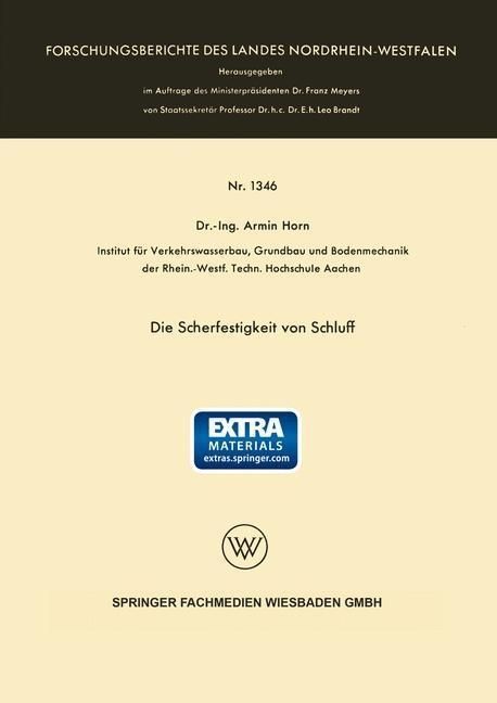 Produktbild: Die Scherfestigkeit von Schluff