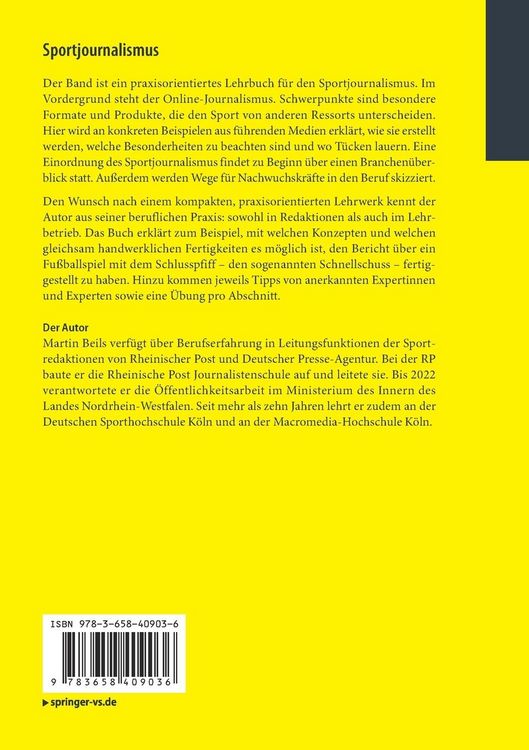 Produktbild: Sportjournalismus