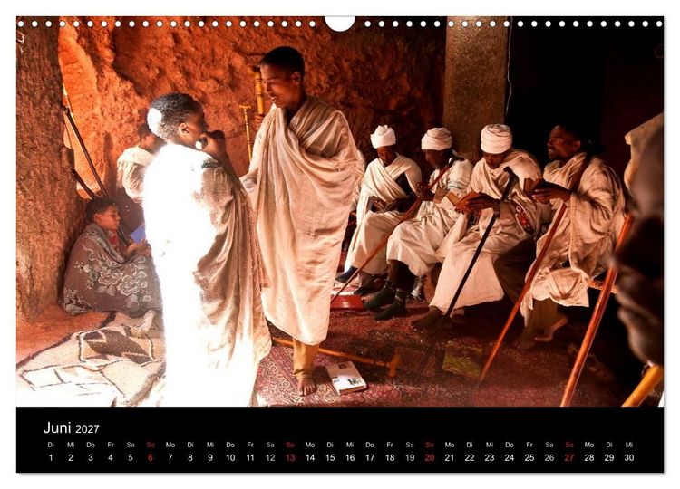 Produktbild: &Auml;thiopien - kulturelle H&ouml;hepunkte im orthdoxen Norden (Wandkalender 2027 DIN A3 quer), CALVENDO Monatskalender