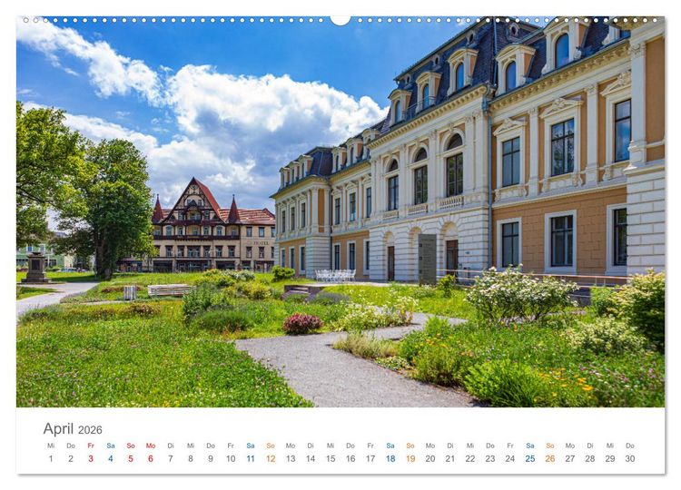 Produktbild: Meiningen - Th&uuml;ringische Theaterstadt (hochwertiger Premium Wandkalender 2026 DIN A2 quer), Kunstdruck in Hochglanz