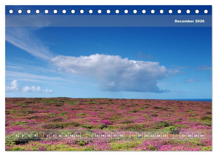 Produktbild: Natural landscape of France (Desk Calendar 2026 DIN A5 landscape), CALVENDO 12 Month DeskCalendar