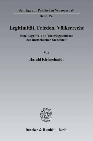 Produktbild: Legitimit&auml;t, Frieden, V&ouml;lkerrecht.