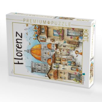 Produktbild: CALVENDO Puzzle Florenz | 1000 Teile Lege-Gr&ouml;&szlig;e 64x48cm Foto-Puzzle f&uuml;r gl&uuml;ckliche Stunden