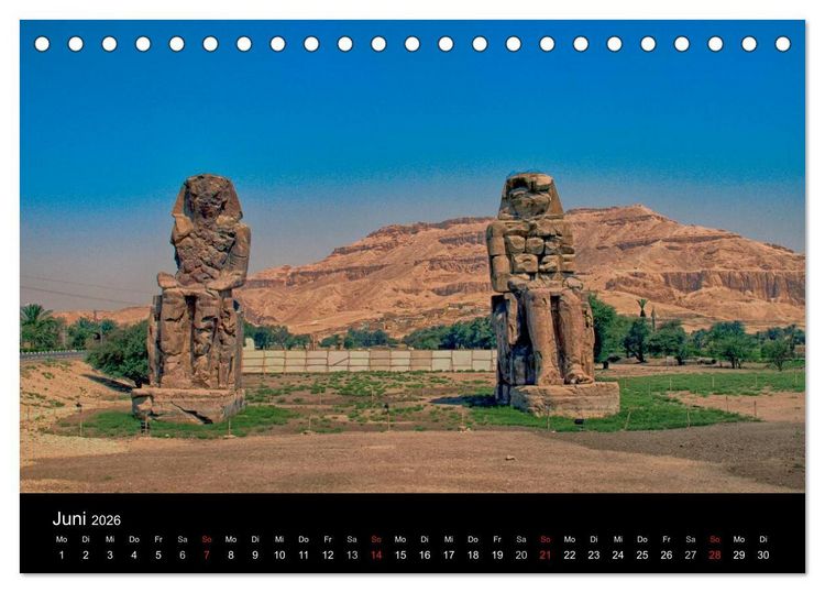 Produktbild: Luxor in Bildern - Auf den Spuren des antiken &Auml;gypten in Theben Ost und Theben West (Tischkalender 2026 DIN A5 quer), CALVENDO Monatskalender