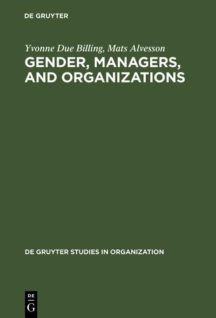 Produktbild: Gender, Managers, and Organizations