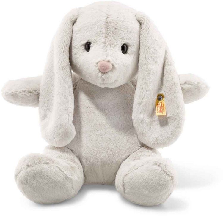 Produktbild: Steiff 080487 - Hoppie Hase, hellgrau, Pl&uuml;sch, 38 cm