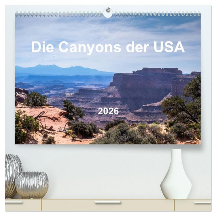 Produktbild: Die Canyons der USA (hochwertiger Premium Wandkalender 2026 DIN A2 quer), Kunstdruck in Hochglanz