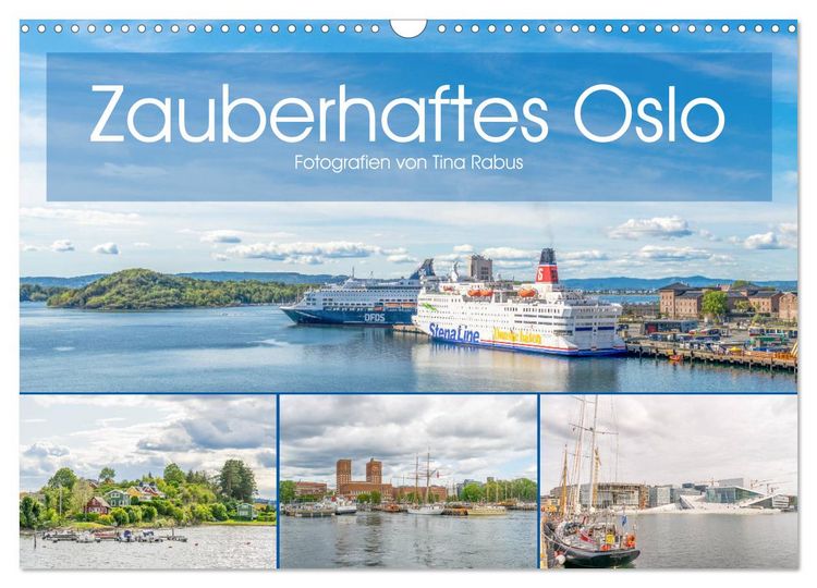 Produktbild: Zauberhaftes Oslo (Wandkalender 2026 DIN A3 quer), CALVENDO Monatskalender