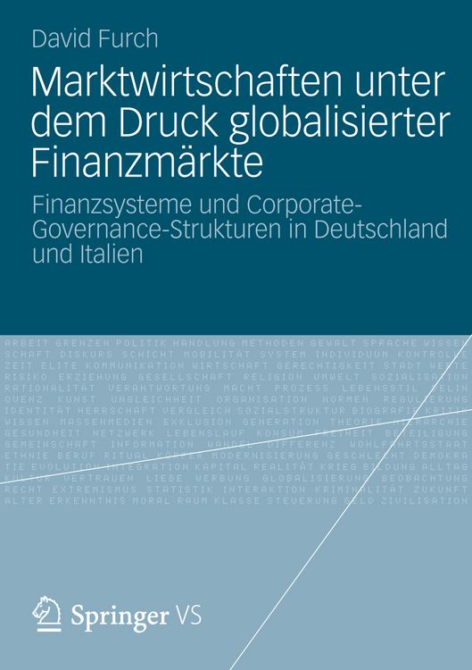 Produktbild: Marktwirtschaften unter dem Druck globalisierter Finanzm&auml;rkte