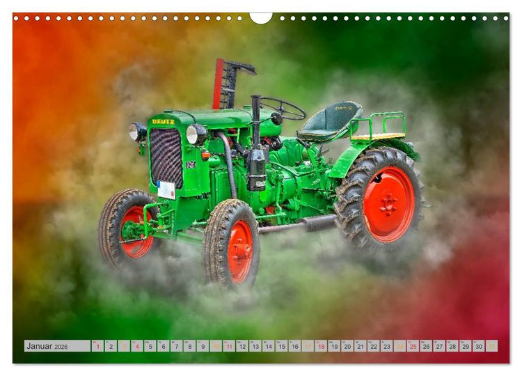 Produktbild: Traktor Legenden (Wandkalender 2026 DIN A3 quer), CALVENDO Monatskalender