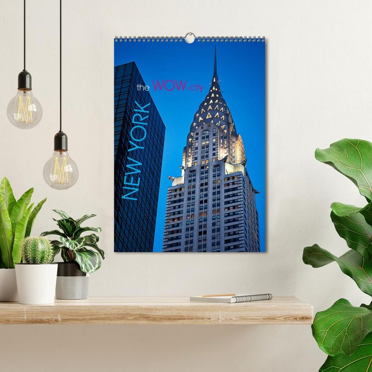 Produktbild: New York - the WOW-city (Wandkalender 2026 DIN A3 hoch), CALVENDO Monatskalender