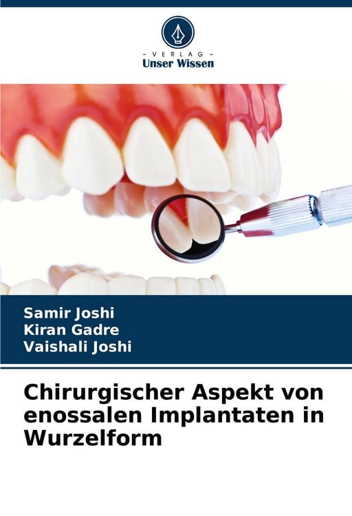 Produktbild: Chirurgischer Aspekt von enossalen Implantaten in Wurzelform