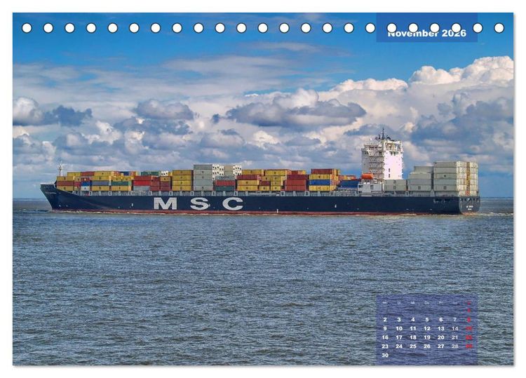 Produktbild: Faszination Seefahrt (Tischkalender 2026 DIN A5 quer), CALVENDO Monatskalender