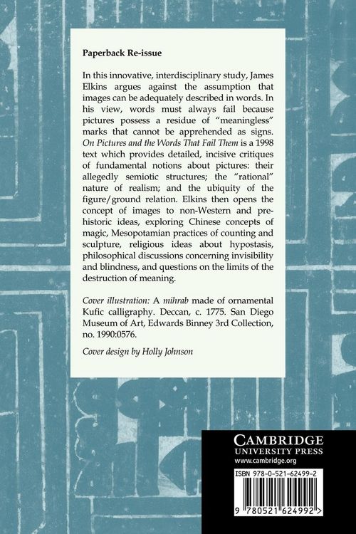 Produktbild: On Pictures and the Words That Fail Them