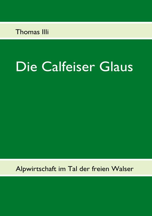 Produktbild: Die Calfeiser Glaus