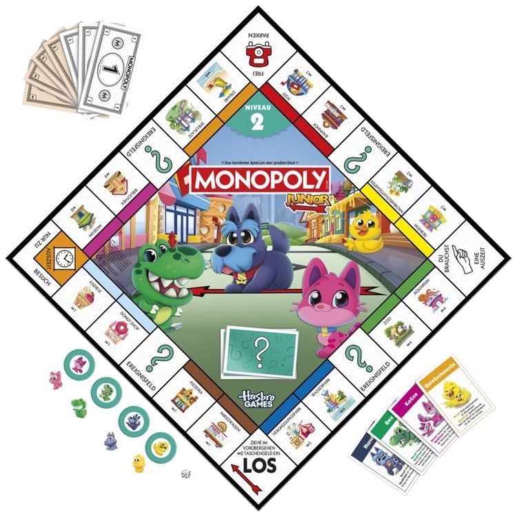 Produktbild: Monopoly Junior Square 2 In 1