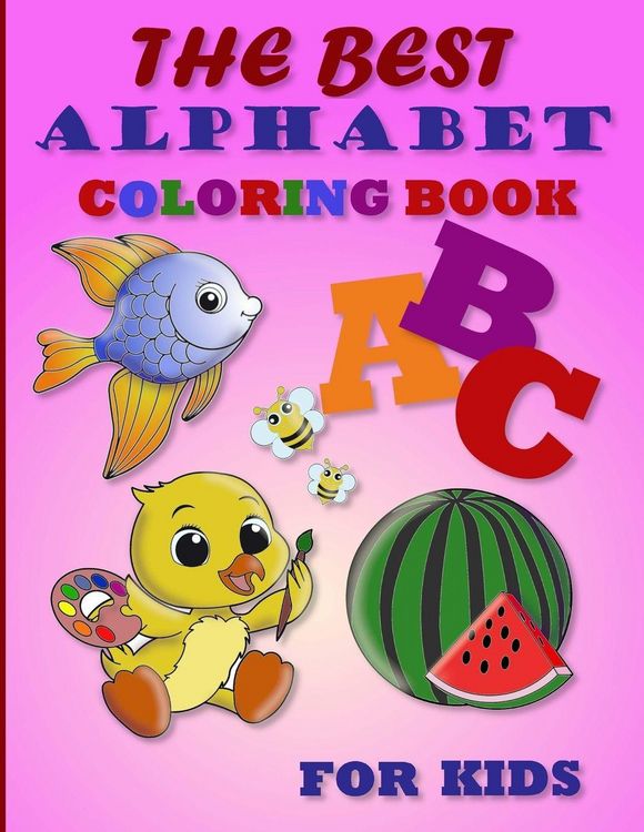 Produktbild: The best alphabet coloring book for kids