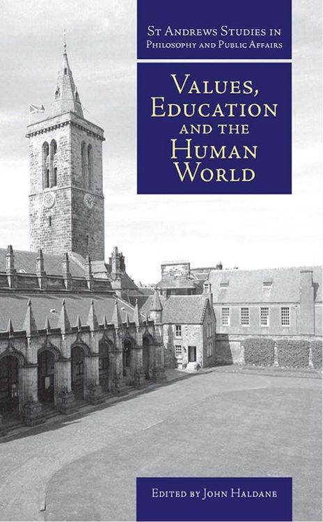 Produktbild: Values, Education and the Human World