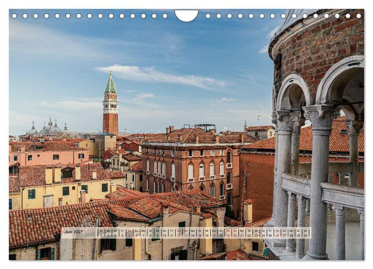 Produktbild: Venedig. Ein Jahr in der Lagunenstadt (Wandkalender 2027 DIN A4 quer), CALVENDO Monatskalender
