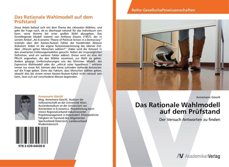 Produktbild: Das Rationale Wahlmodell auf dem Pr&uuml;fstand