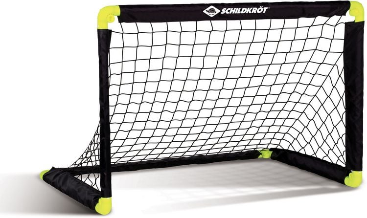 Produktbild: Schildkr&ouml;t 970987 - Faltbares Fussball Tor, Kunststoff, 90 x 60 x 60cm, freistehend f&uuml;r In- und Outdoor, inkl. 4 Erdhaken