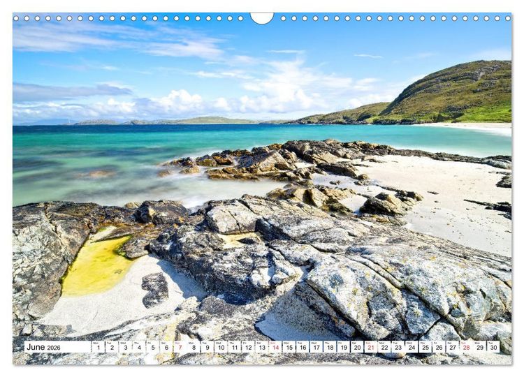 Produktbild: Outer Hebrides - Scotland Scottish dream beaches and landscapes (Wall Calendar 2026 DIN A3 landscape), CALVENDO 12 Month Wall Calendar