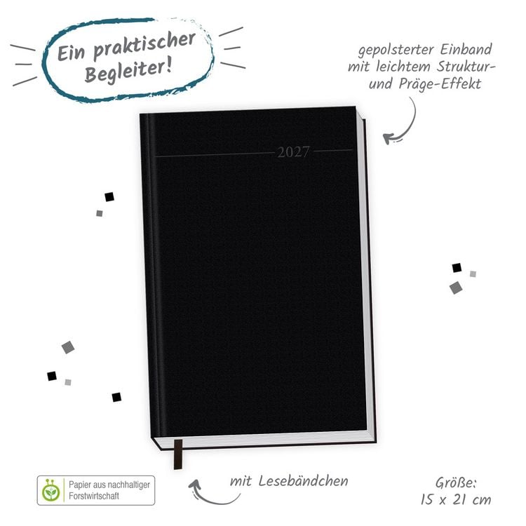 Produktbild: TR&Ouml;TSCH - Buchkalender A5 2027