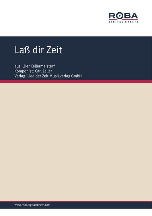 Produktbild: La&szlig; dir Zeit