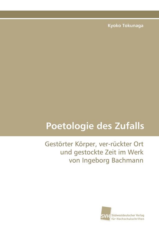 Produktbild: Poetologie des Zufalls
