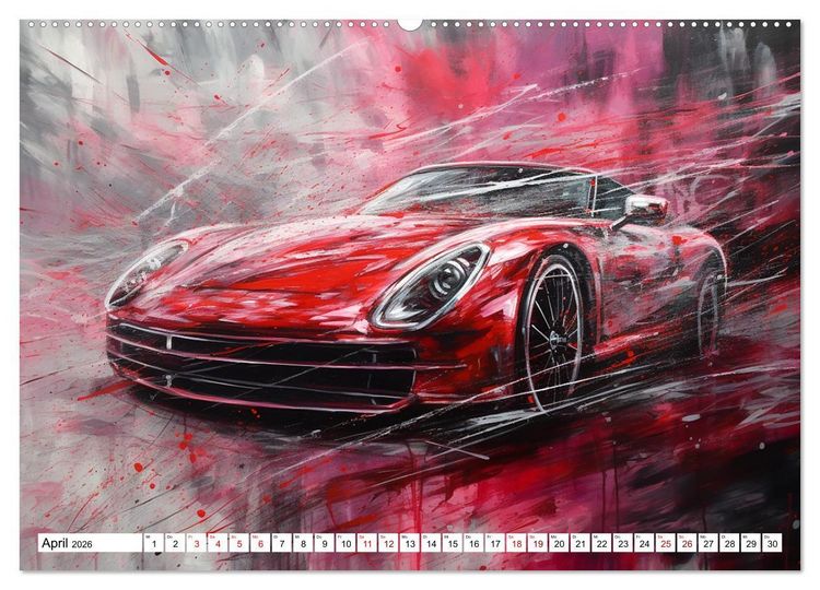 Produktbild: Neon Speed (Wandkalender 2026 DIN A2 quer), CALVENDO Monatskalender