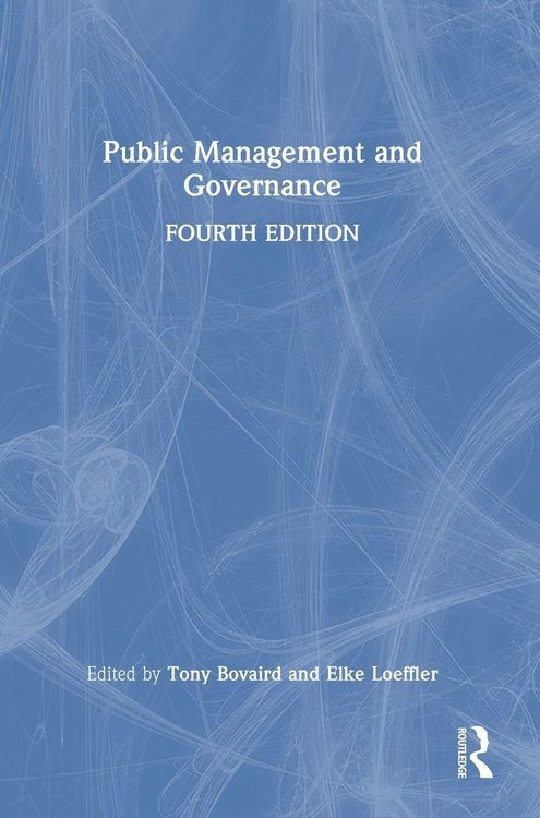 Produktbild: Public Management and Governance