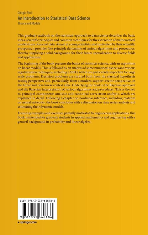 Produktbild: An Introduction to Statistical Data Science