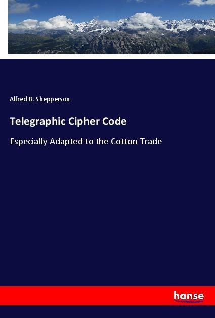 Produktbild: Telegraphic Cipher Code