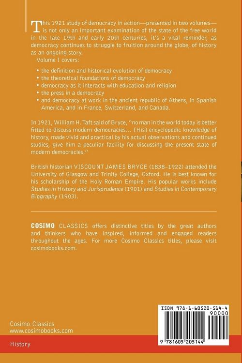 Produktbild: Modern Democracies - In Two Volumes, Vol. I