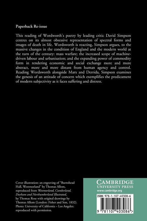 Produktbild: Wordsworth, Commodification, and Social Concern