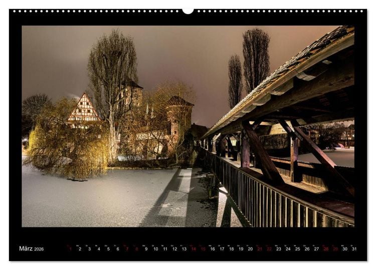 Produktbild: Historisches N&uuml;rnberg (Wandkalender 2026 DIN A2 quer), CALVENDO Monatskalender