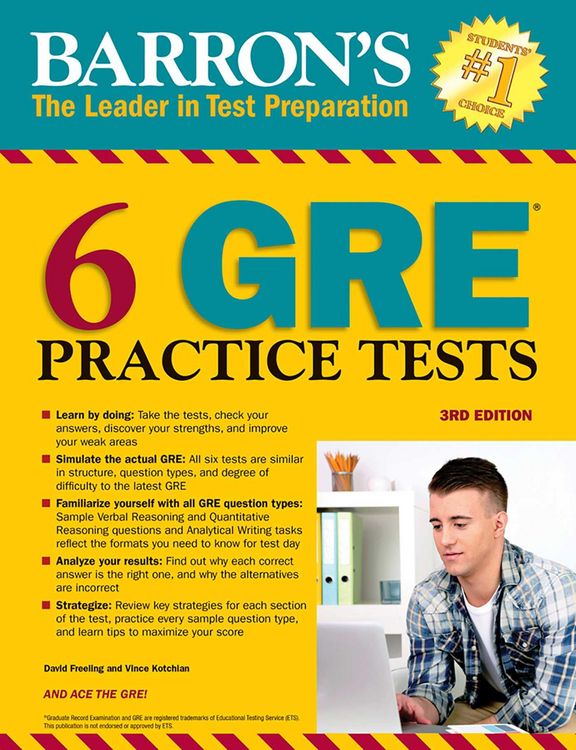 Produktbild: 6 GRE Practice Tests