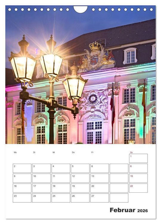 Produktbild: Beethovenstadt Bonn (Wandkalender 2026 DIN A4 hoch), CALVENDO Monatskalender