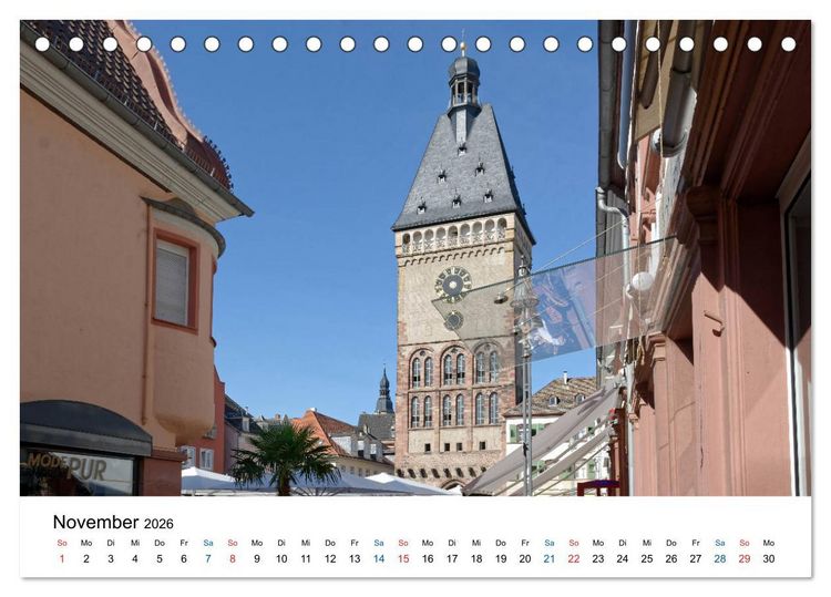 Produktbild: Speyer - Ansichtssache (Tischkalender 2026 DIN A5 quer), CALVENDO Monatskalender