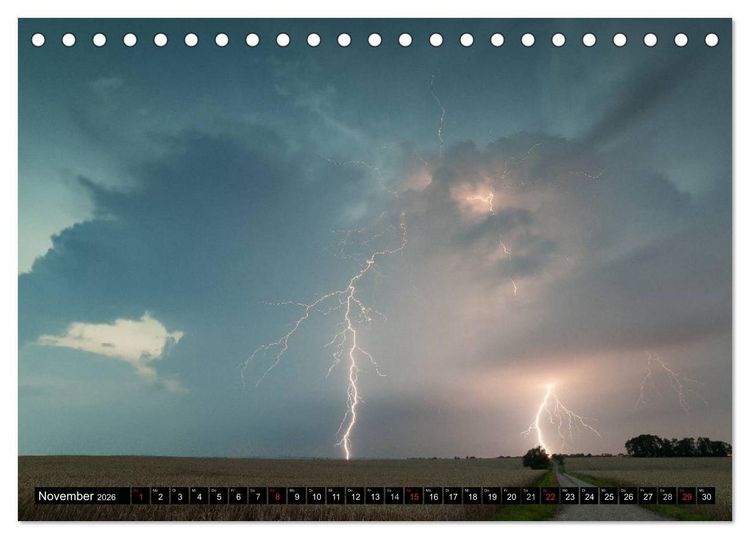 Produktbild: Lichtstimmungen Th&uuml;ringen - Eine Reise von Morgens bis Abends (Tischkalender 2026 DIN A5 quer), CALVENDO Monatskalender