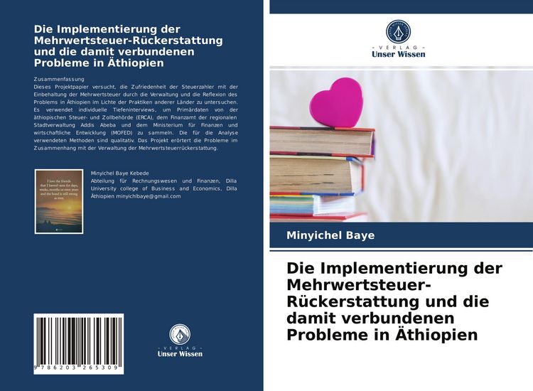 Produktbild: Die Implementierung der Mehrwertsteuer-R&uuml;ckerstattung und die damit verbundenen Probleme in &Auml;thiopien