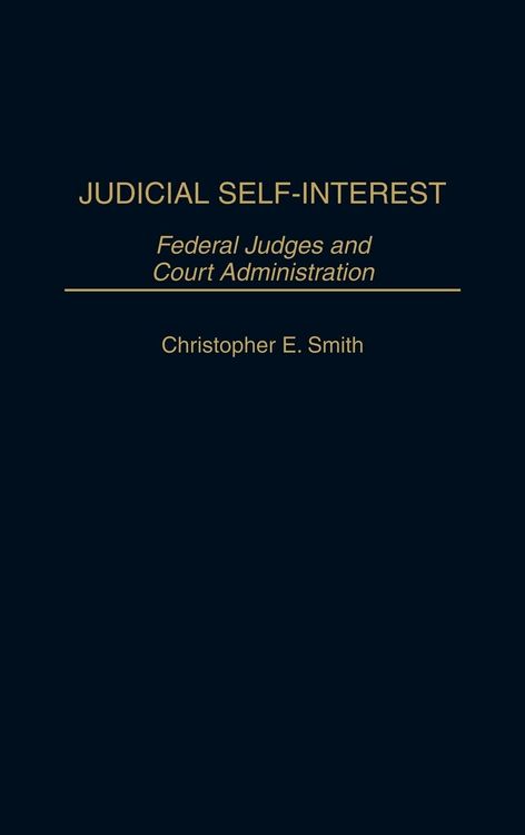 Produktbild: Judicial Self-Interest