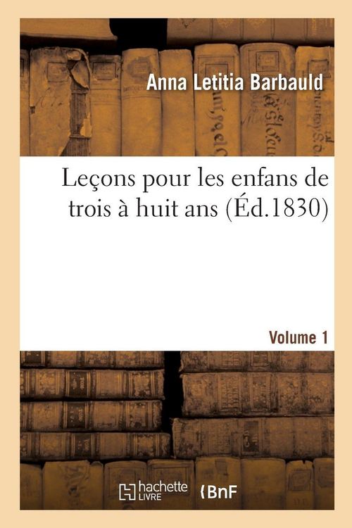Produktbild: Le&ccedil;ons pour les enfans de trois &agrave; huit ans. Volume 1