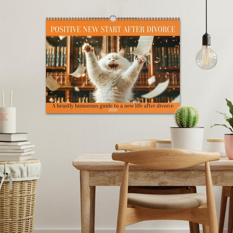 Produktbild: Positive new start after divorce (Wall Calendar 2026 DIN A3 landscape), CALVENDO 12 Month Wall Calendar