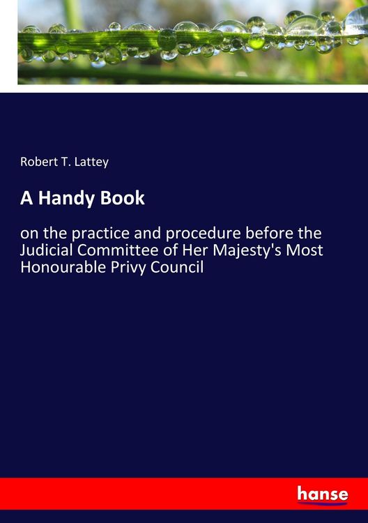 Produktbild: A Handy Book