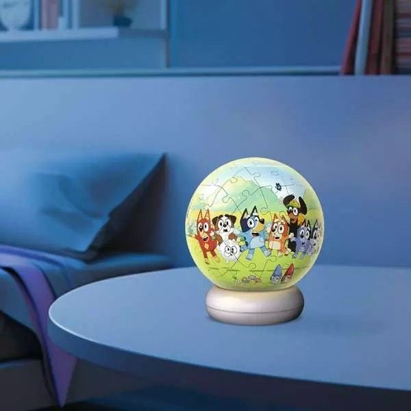 Produktbild: 3D Puzzle-Ball Nachtlicht Bluey