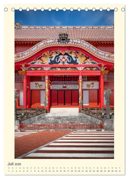 Produktbild: Japan - eine Sommerreise durch die Zeit (Tischkalender 2026 DIN A5 hoch), CALVENDO Monatskalender