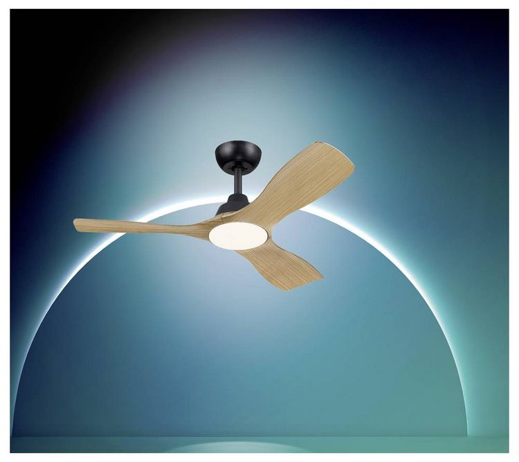 Produktbild: Philips LED Olas Deckenventilator 30 W mit Fernbedienung, Dimmbar